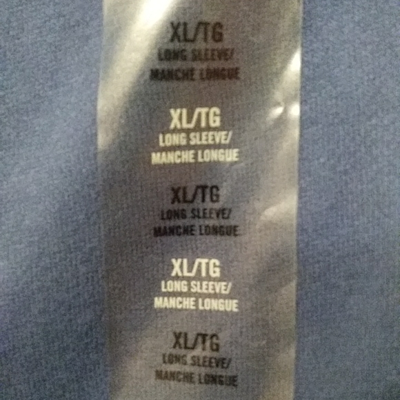 Mens Izod XL Blue 1/4 Zip Fleece - Picture 4 of 7